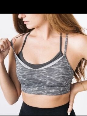 Zyia Active Sage Luxe Strappy Bra